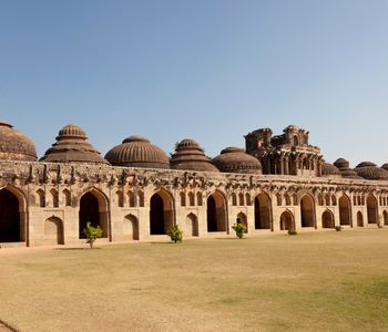Elephant Stables,  Historical Landmark in Hampi